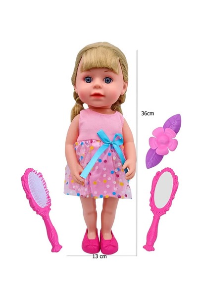 rexa دمية الأزياء الفاخرة Glamora™ - طولها 18 بوصة مع فستان فاخر وإكسسوارات ش...