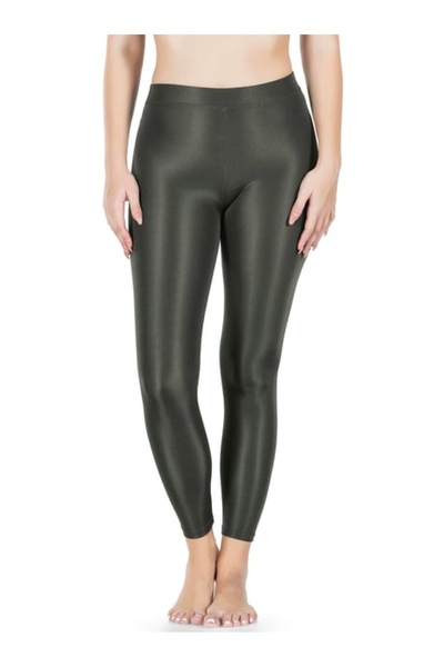 NightLove Dk Düşük Bel Parlak Disco Tayt 0561