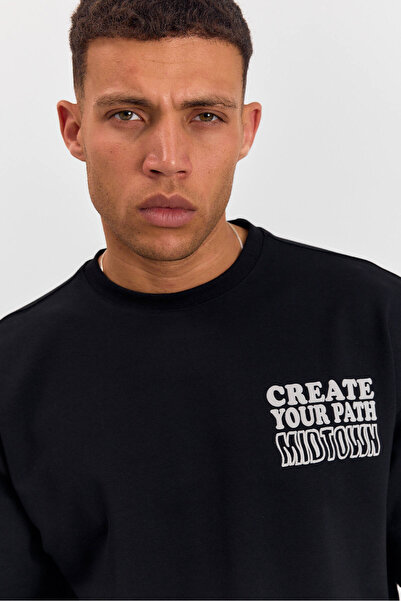 Weyeze Μπλουζάκι με λεπτομέρεια άνετη εφαρμογή με στάμπα πλάτης 36054WYZ