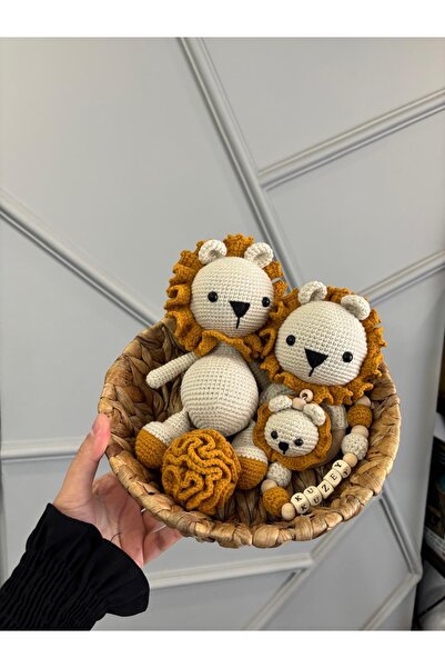 stoks toys Amigurumi Uyku arkadaşı Aslan Set