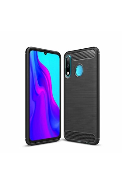 dalip Husă de protecție compatibilă cu Huawei P30 Lite, silicon carbon, neagră