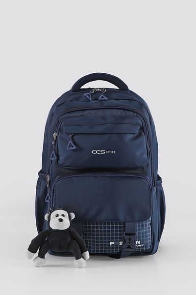 ÇÇS Waterproof Fabric Children's Multi-Eye Orthopedic Backpack School Bag 51891