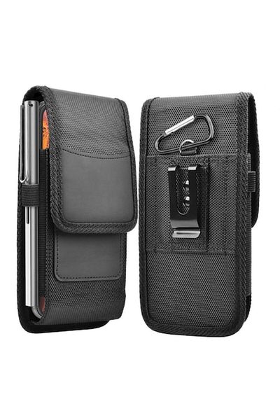 SOL Multifunctional Waist Bag, XXXL, 19x11x2.5cm, 7 inch, B25, 600D Oxford Fabric, Black