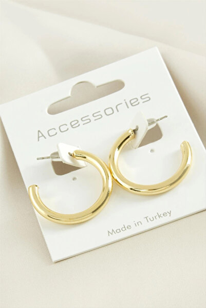 Eco Lounge Pipe Hoop Earrings 2.5 cm