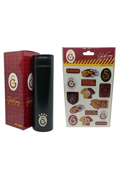 Galatasaray Resmi Lisanslı Termos – 500 ml – Sticker Hediyeli – Taraftar Ürünü - (577941)