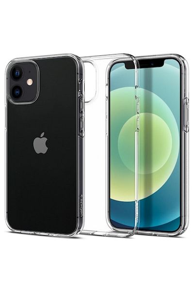 OEM High Protection Case for iPhone 12/12 Pro, Impact Safe, B2724, Thermoresistant Plastic, Crystal Clea