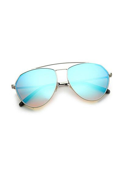 Aqua Di Polo 1987 النظارات الشمسية النسائية الزرقاء Apss044600