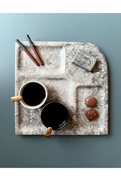 Atlas Mermer Sunum Tabağı – Modern Form, Doğal Güç 🪨 Minimalist çizgiler, maksİmum etki