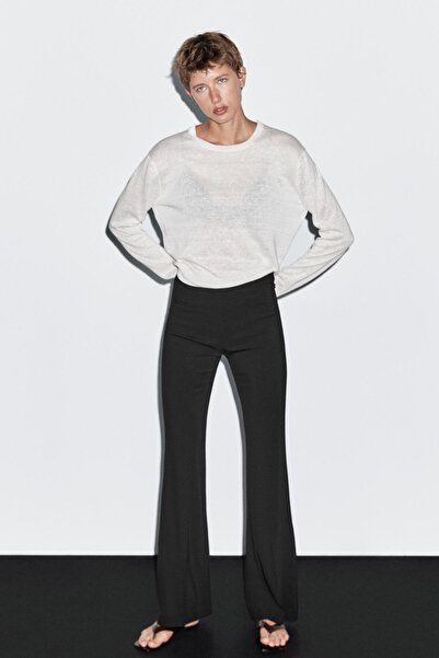 Massimo Dutti Cep detaylı İspanyol paça pantolon