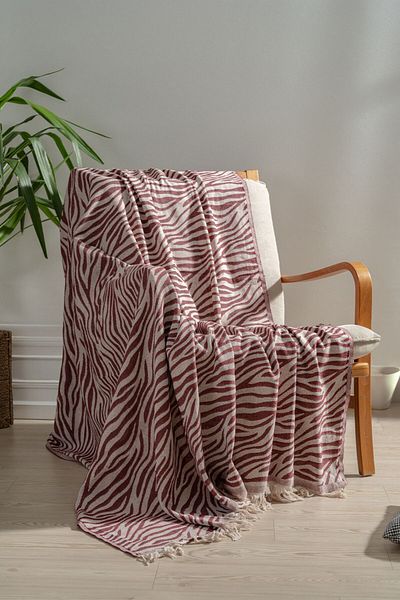 MYLASA HOME 100% Cotton Sofa Shawl Tv Blanket,130X170 cm High Quality Cotton Fabric