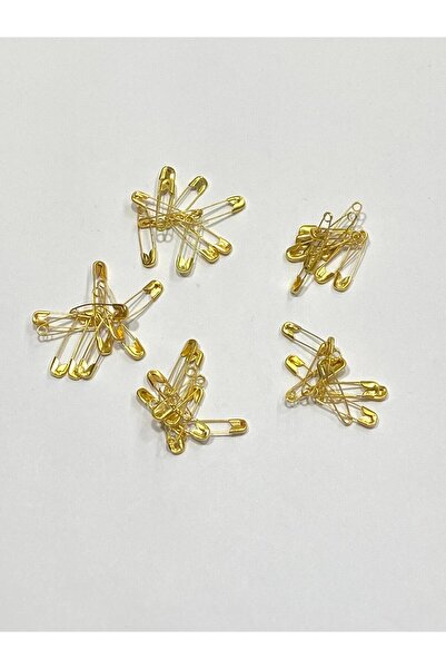 karantuhafiye إبرة مشبك صغيرة / 50 قطعة / ذهبي