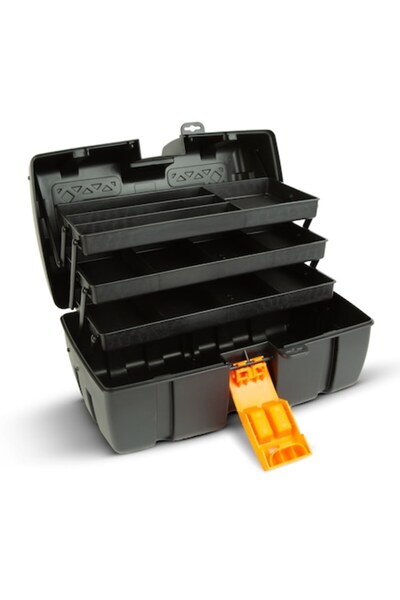 Briggs Foldable Tool Bag with Triple Tray - Plastic - 37 x 23 x 21 cm