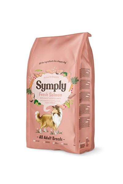 Symply كيس طعام جاف طازج للسلمون البالغ 2 كجم
