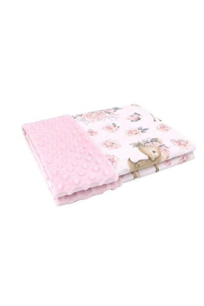 MimiNu_SP Paturica pufoasa, MimiNu, Cu doua fete, Dimensiune 75x100 cm, Din t...