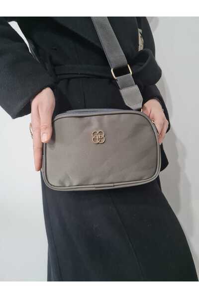 Glowfit Shine Your Shape Women's Gray - 3 Compartment Waterproof Fabric Mother Bag