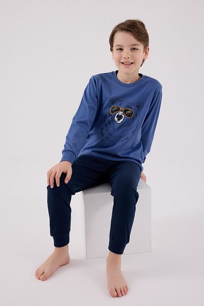 Rolypoly Boy's Blue Pajama Set