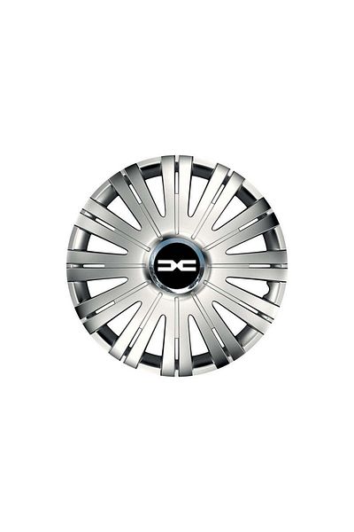 Autohelix MSA Set of 4 Wheel Covers suitable for 16 inch rims, for Dacia Nou, Active Chrome model