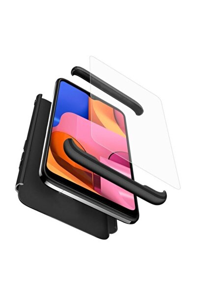 Air On Husa pentru Samsung Galaxy A20s + Folie, AIR Compact, Negru