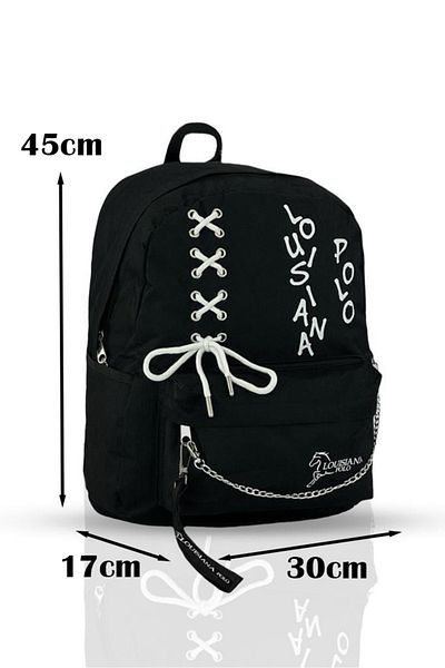 louisiana polo School Set – Bag + Thermal Nutrition + Pen Holder + Red Flask White 1141