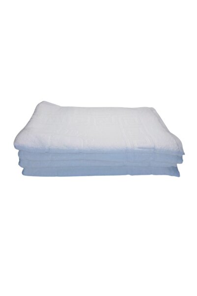 OEM Set 4 foot towels, white, 50x70 cm, 100% cotton 800 GSM
