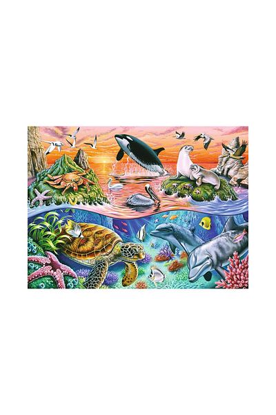 RAVENSBURGER Puzzle - The Wonderful Ocean, 100 pieces
