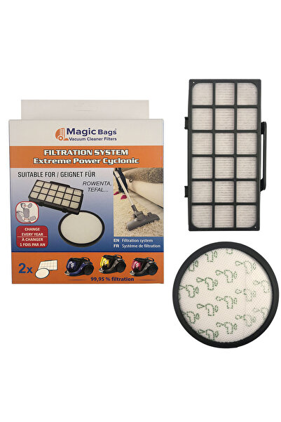 Magic Bags |   Σετ φίλτρων Hepa συμβατό με Rowenta Ro 6481 Silence Force 4a