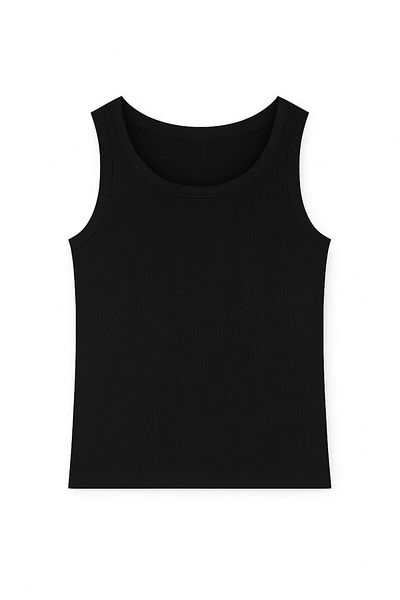 ablukaonline Tricou cu mâneci înguste pentru damă, negru
