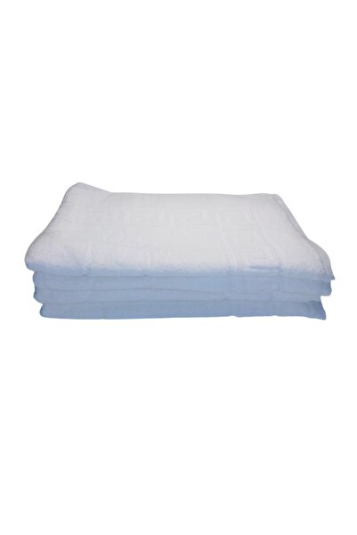 OEM Set 4 foot towels, white, 50x70 cm, 100% cotton 800 GSM