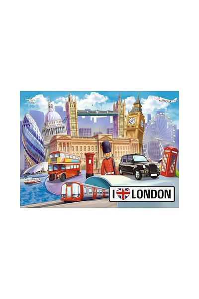 RAVENSBURGER Puzzle - London, 100 pieces XXL