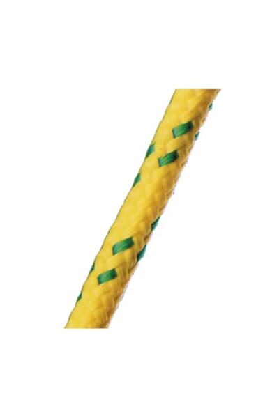 GFN Coardă împletită din polipropilenă, galben-verde, 5 mm, 375 kg, ancorare ...