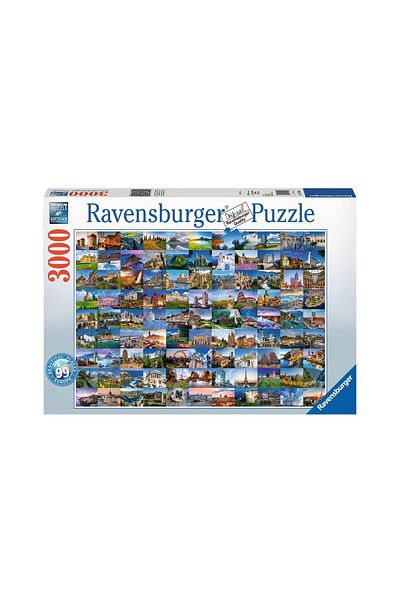 RAVENSBURGER Puzzle - 99 Beautiful Places In Europe, 3000 piese
