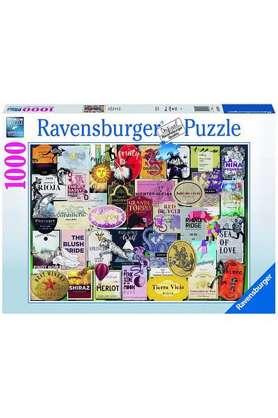 RAVENSBURGER Puzzle - Colectia Etichete De Vin, 1000 piese