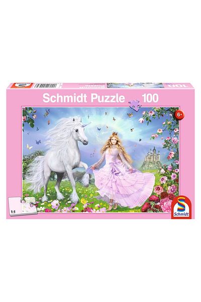 Schmidt Puzzle - Unicorn Princess, 100 pieces