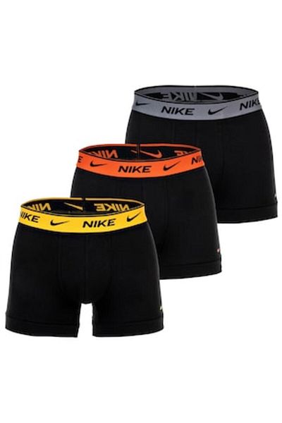 Nike Set boxer cu tehnologie Dri-FIT și bandă cu logo în talie - 3 perechi, Negru, Gri, Galben, O