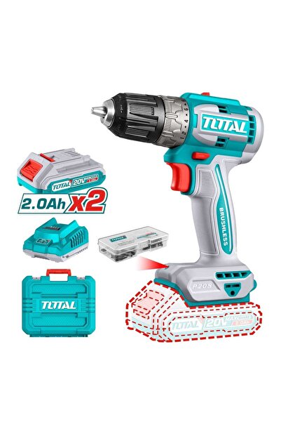 TOTAL Mașină de găurit fără fir TDLI20453E