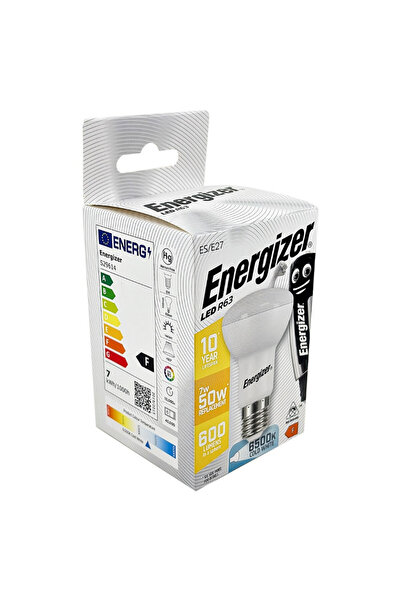 Energizer Set 5 LED Bulbs Energizer, 7W, R63, E27, 806 Lumens, 6500K, Cold Light, Energy Class F