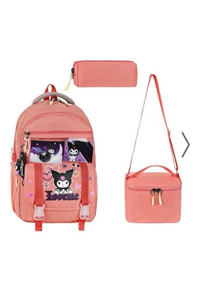 Athletic Sports 510 KUROMİ İLKOKUL ÇANTASI 3'LÜ SET KORE MODELİ (BESLENME VE ...