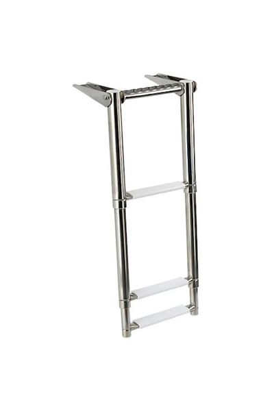 OSCULATI Gangplank Telescopic Ladder, 4 Steps with Integrated Handles