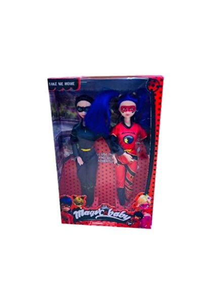 rexa مجموعة دمى الأبطال الخارقين والقط الأسود - لعبة ثنائية قابلة للتجميع