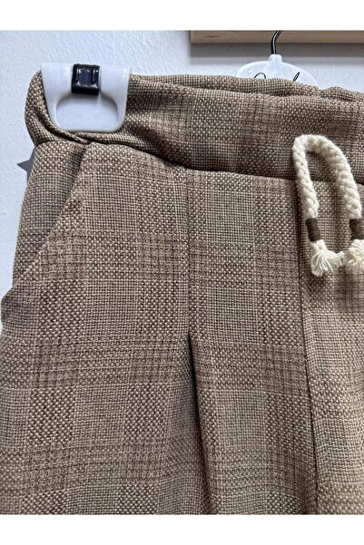 overdozz BELİ LASTİKLİ KARELİ ERKEK ÇOCUK PANTOLON