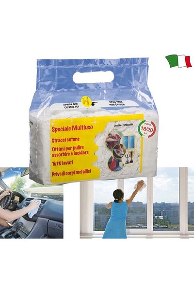 GFN Pachet de prosoape universale din bumbac reciclat, 18 bucăți