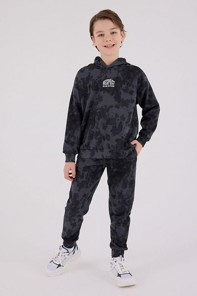 Rolypoly Boy's Gray Tracksuit Set