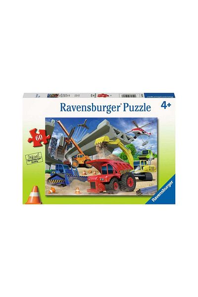 RAVENSBURGER Puzzle 60 pieces - Construction Vehicles