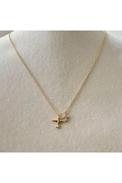 svitza İkili Uçak Kolye