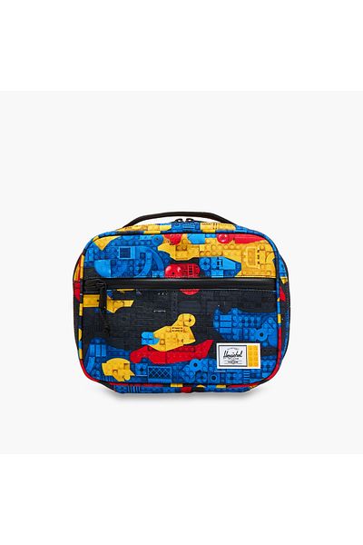 Herschel Supply Co. Herschel Supply Co Lego Print Lunch Bag with Zip Closure