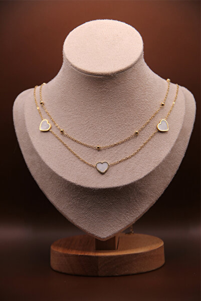 assa accessories 316L Steel Gold Plated Necklace Stainless – Tarnish and Wate...