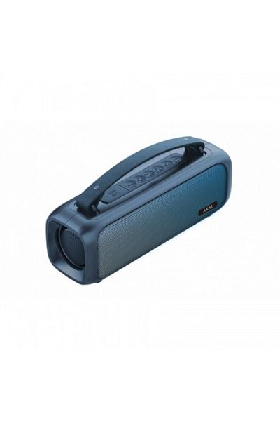 AKAI Boxă portabilă ABTS-08-BL, 8 W, lumini RGB, radio FM, Bluetooth, albastră