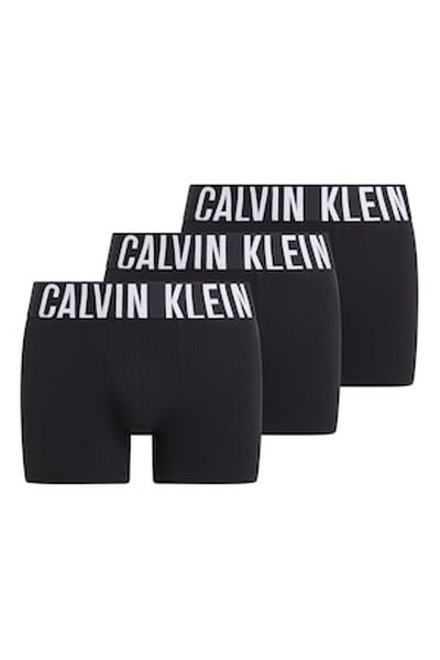 Calvin Klein , Set de boxeri cu bandă cu logo în talie - 3 perechi, Alb, Negru, L
