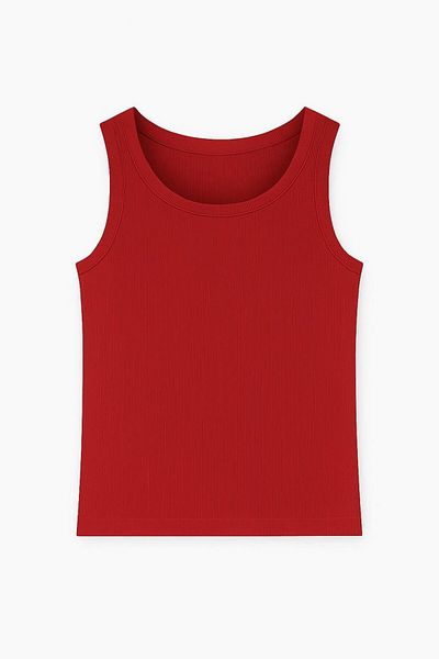 ablukaonline Tricou pentru damă, cu croiala subțire, roșu