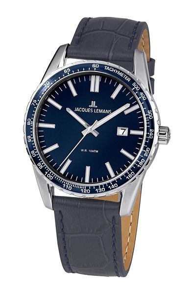 Jacques Lemans Ceas bărbătesc Jacques Lemans 1-2022D, cuarț, 44mm, 10ATM